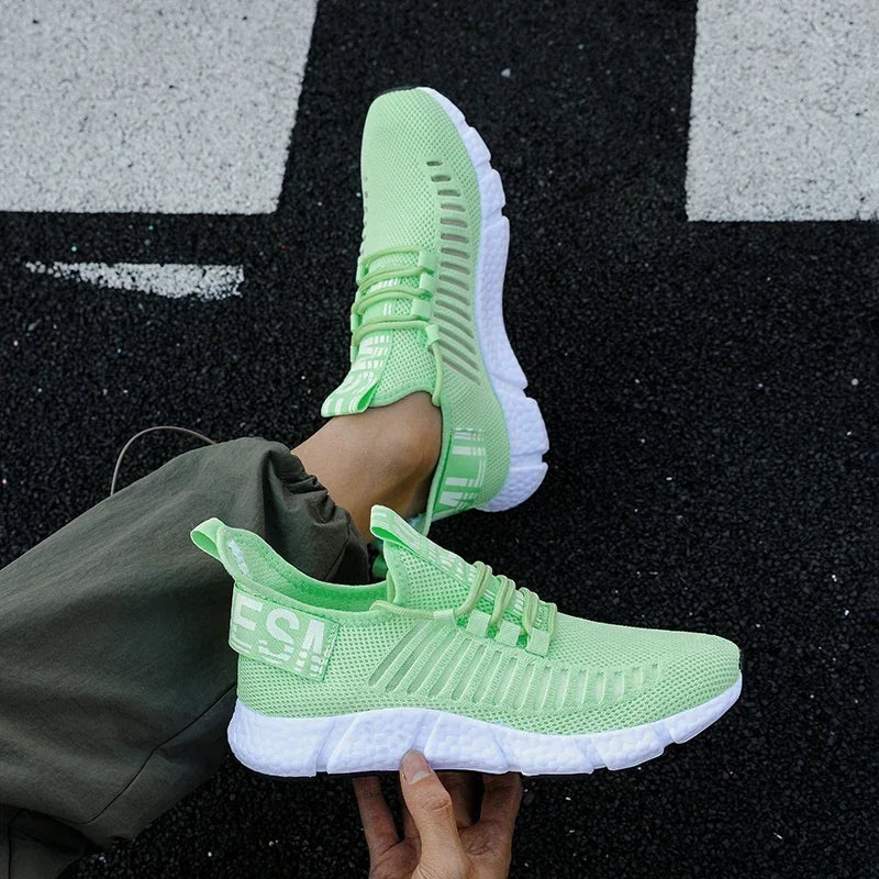 Men Lightweight Breathable Mesh Casual Shoes Ohberri