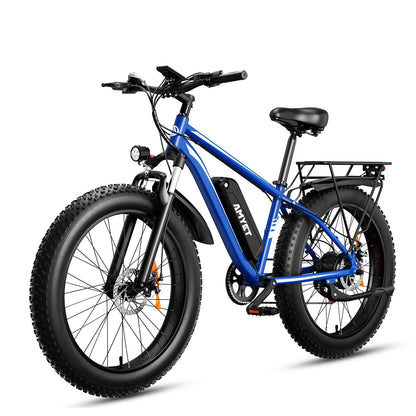 Peak 1500W 48V 15AH 26" Fat Tire Mountain Bike 31mph  Electric Dirt Bike - Ohberri