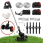 Electric Weed Wacker String Grass Trimmer Cordless with 2x2.0Ah Battery 21V Lightweight Lawn Grass for Garden and Yard Lawn - Ohberri