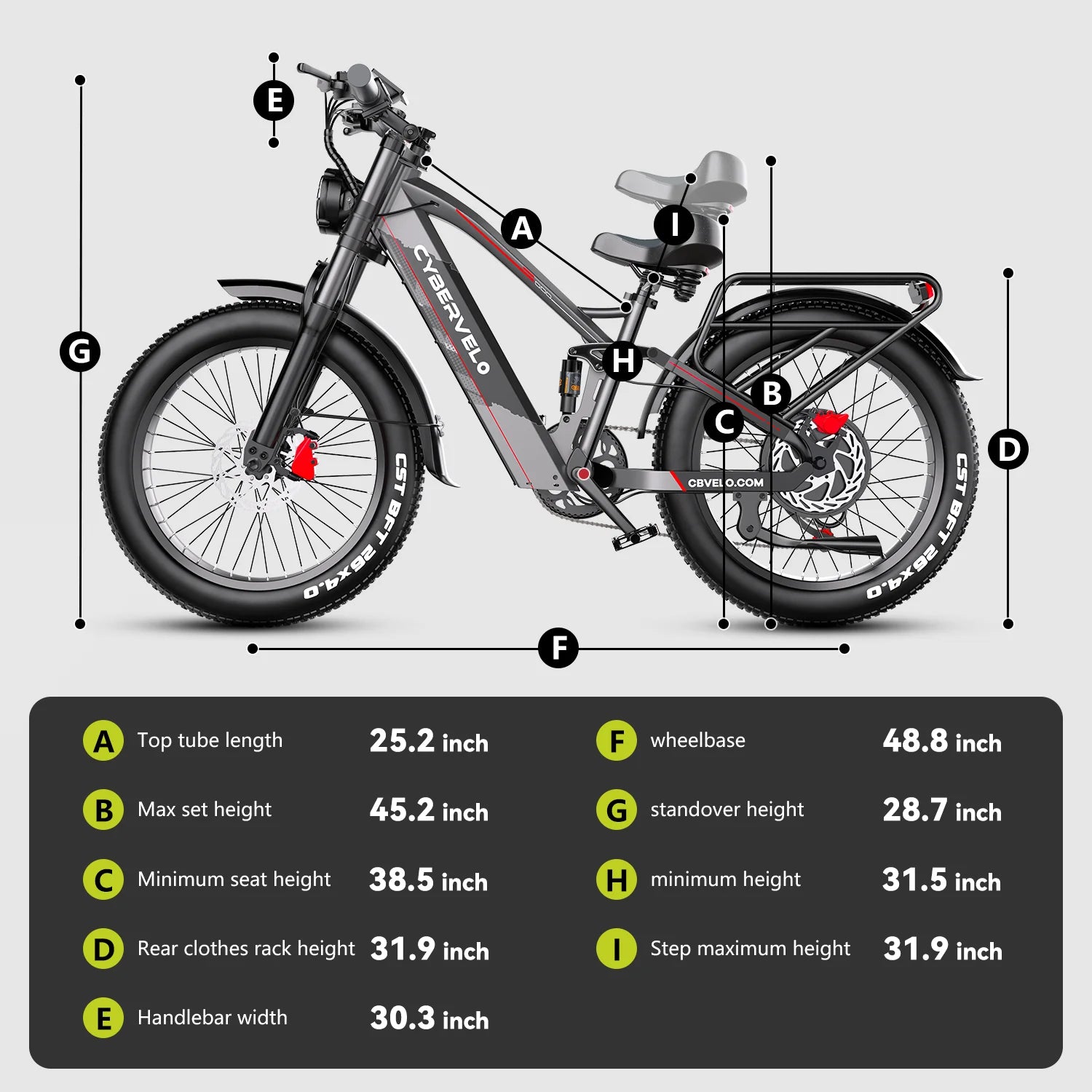 High speed electric ebike for adults, 52V ebike,40AH battery ,full suspension bicycle,hydraulic ebike,fat tyre 26inch 3000W - Ohberri