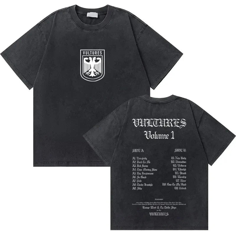 Washed Vintage Graphic T-Shirt Ohberri