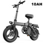 Electric Bike 750W Peak Motor 48V15AH LCD Display 14-inch Tire Electric Bicycle - Ohberri