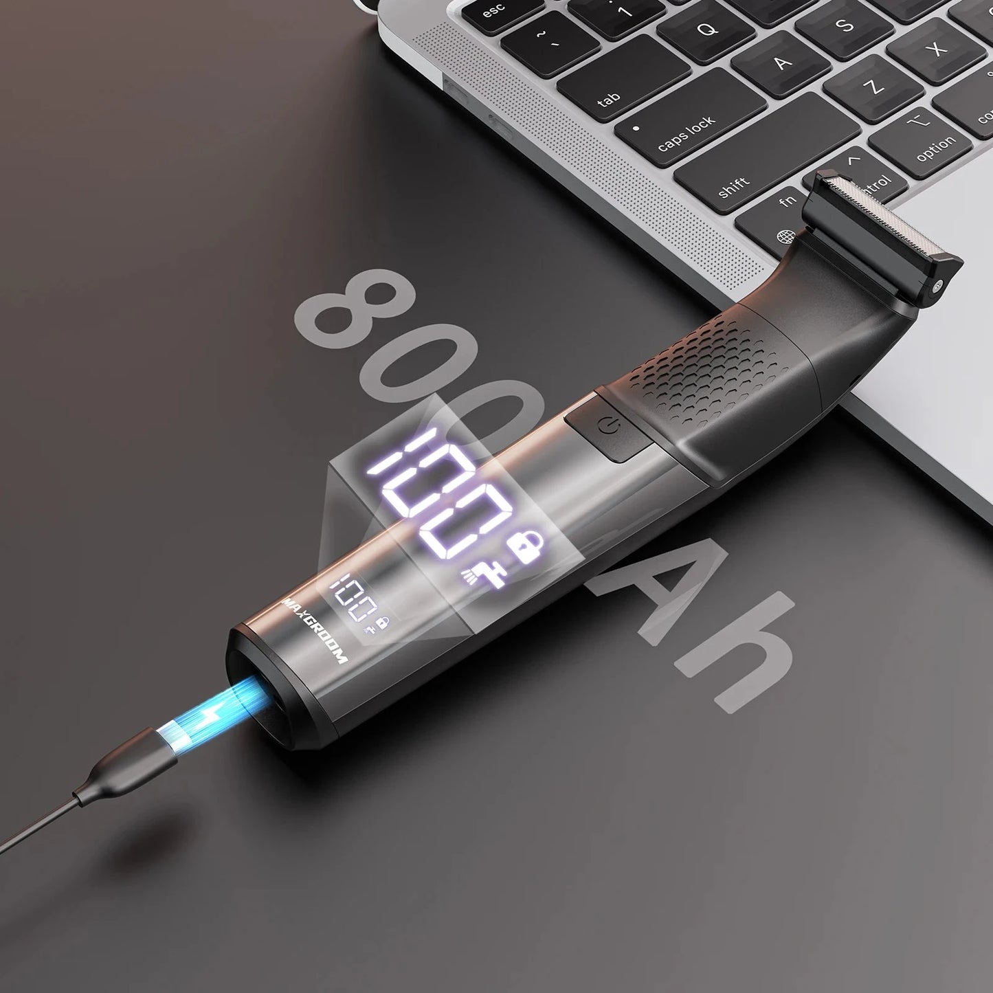 3 in 1 Men Bidirectional Body Hair Trimmer Electric Shaver IPX6 Waterproof Double-edged Razor Ohberri