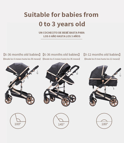 3 in 1 baby  stroller - Ohberri