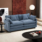 L Shaped Modern Sofa Modular Sectional Cloud Couch with Ottoman - Ohberri