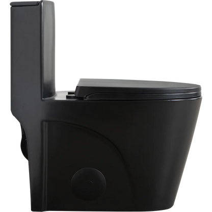 Dual-Flush, Water-Saving Elongated Ohberri