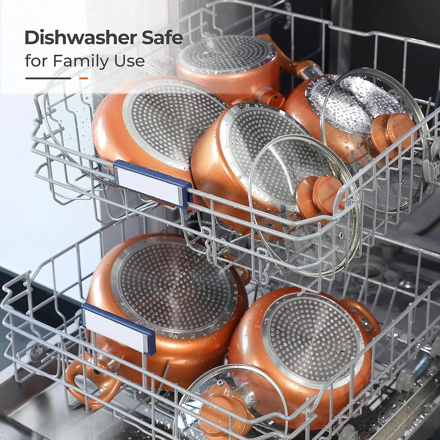 10pcs Cookware Set Ceramic Nonstick | Copper Aluminum , Induction Ohberri