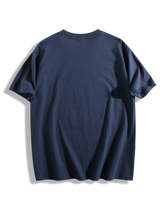 I'm Retired Print Casual Round Neck Short Sleeved T-shirt Ohberri