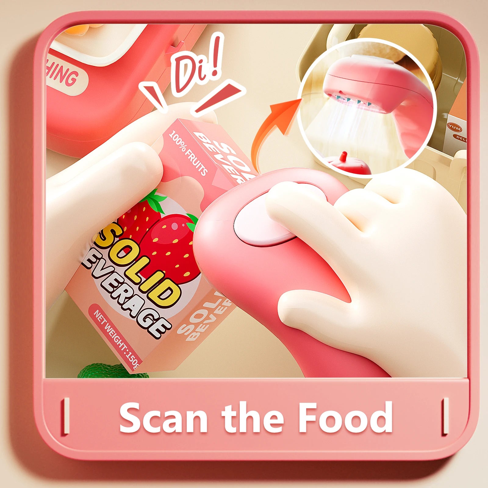 Supermarket Cash Register Electronic Simulation Pretend Play - Ohberri