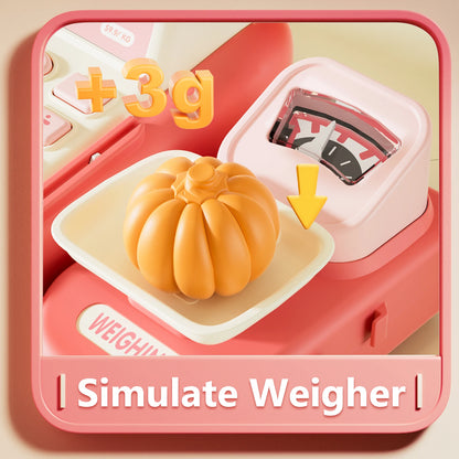Supermarket Cash Register Electronic Simulation Pretend Play - Ohberri