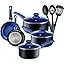 Pots And Pans Set Kitchen Cookware Sets Nonstick Aluminum Cooking Essentials 11 Pieces Ohberri