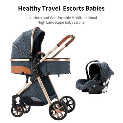 3 in 1 Baby Stroller - Ohberri