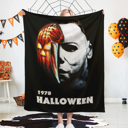 Halloween Horror Movie Throw Blanket Ohberri