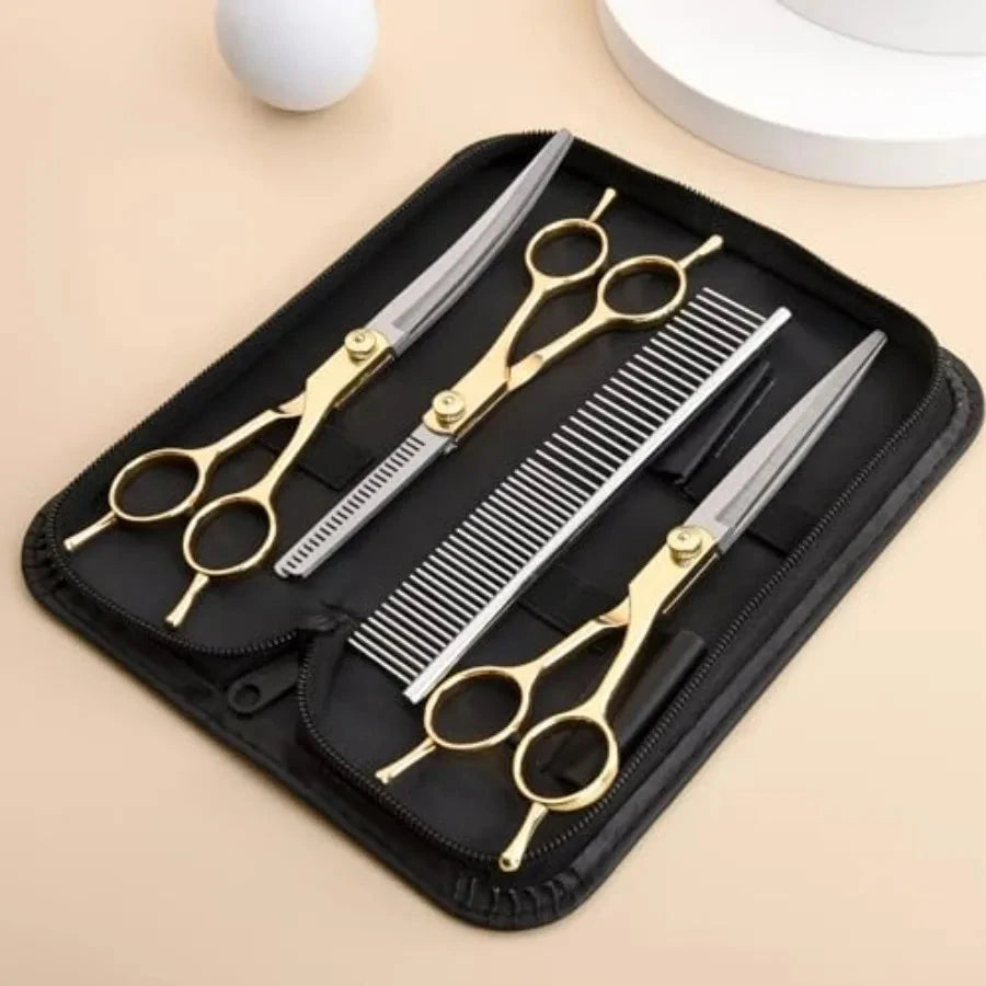 Dog Grooming Kit Hair Scissors Thinning Shears Set Ohberri
