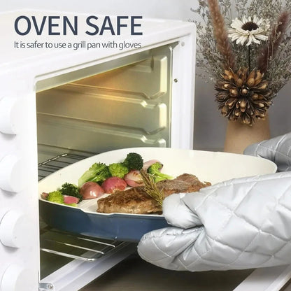 23pcs Ceramic Pots and Pans Set with Nonstick Surface and Detachable Handles for Induction Ohberri