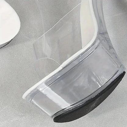 Stiletto Sandals - Open Toe, Transparent Ankle Strap, High Heels Ohberri