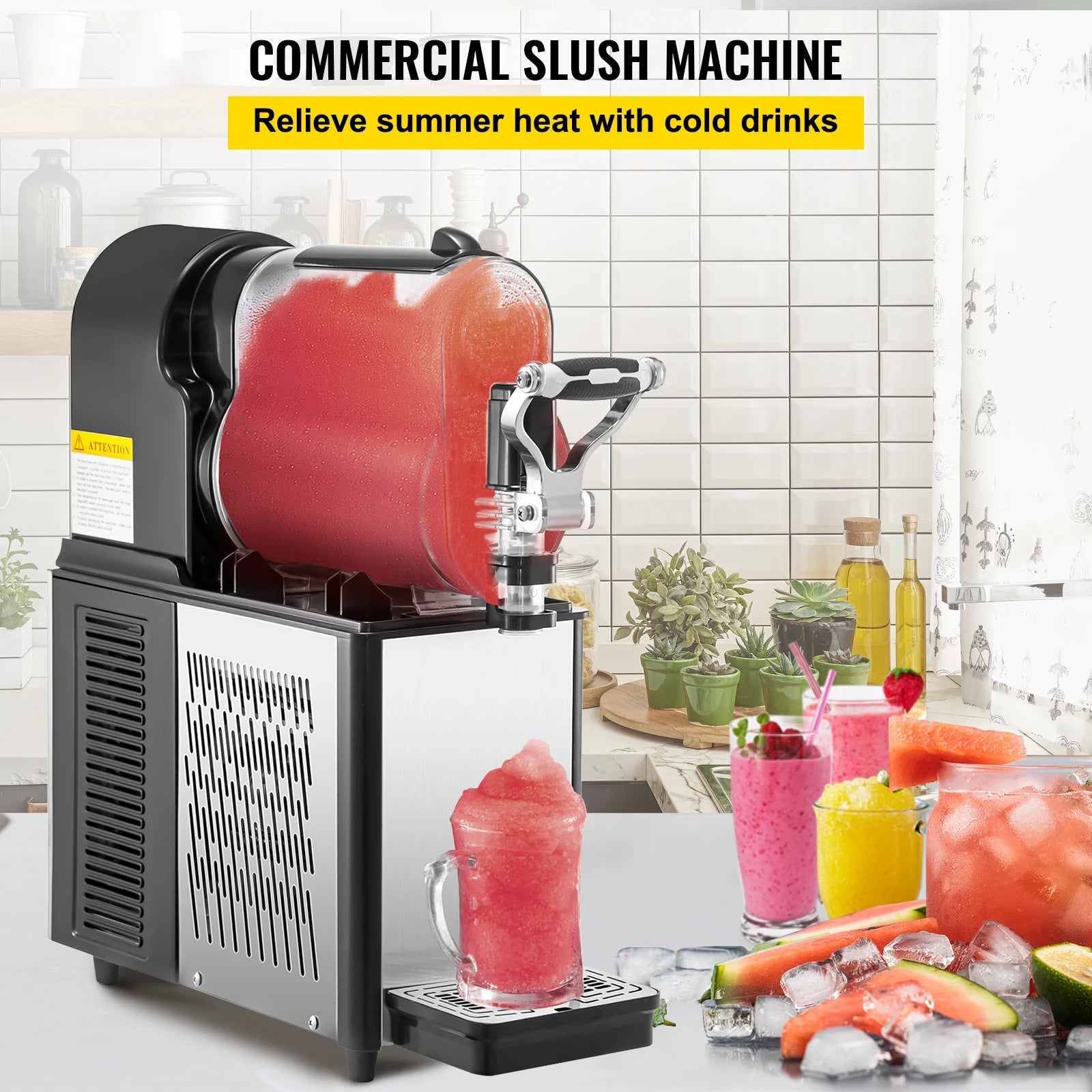 3/6L Jar Commercial Slushie Machine Ohberri