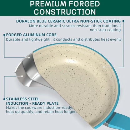 13-Piece Luxury Non-Stick Cookware Set Ohberri