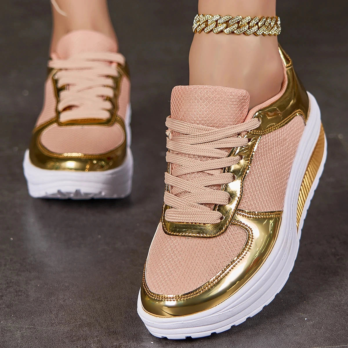 Glitter Casual Shoes Ohberri