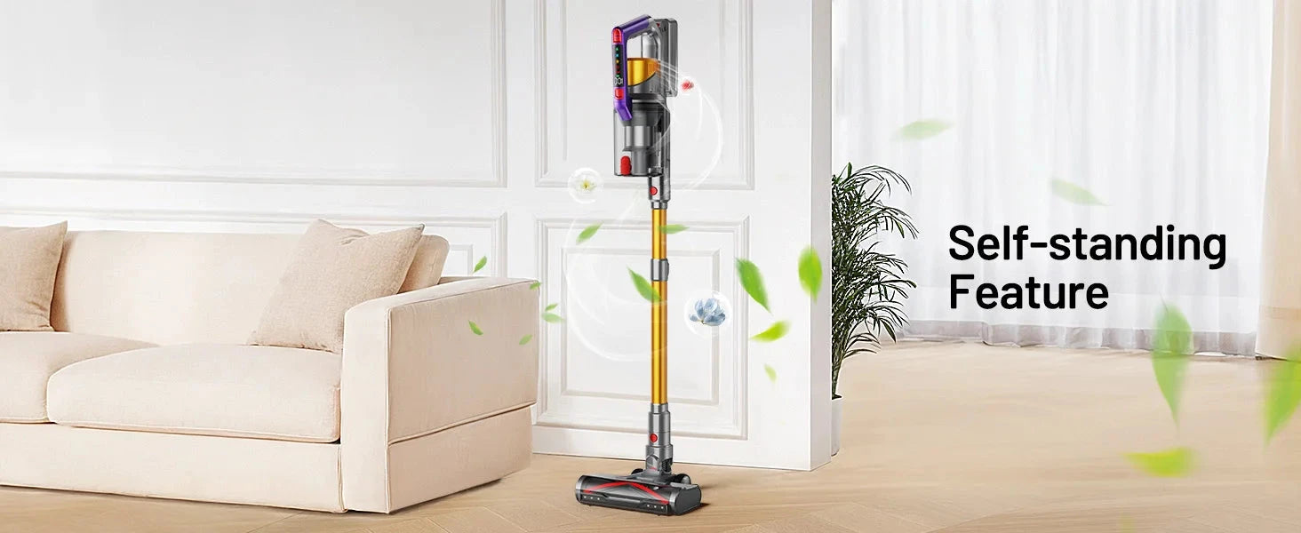 Cordless Vacuum Cleaner, 60Mins Ohberri