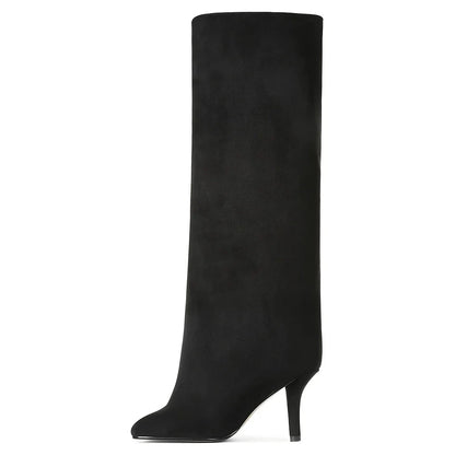 Women's Suede Knee High Boots Ohberri