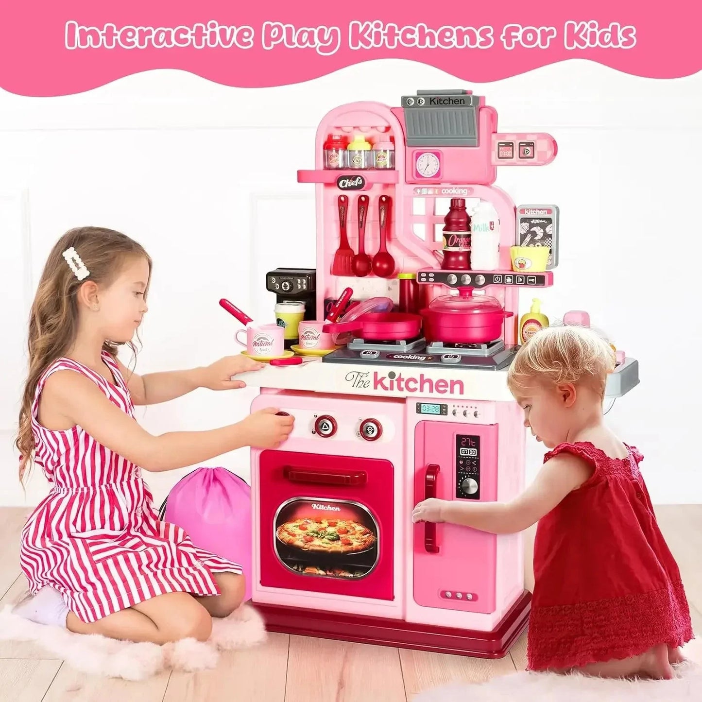 Kids Kitchen Playset and Kitchen Accessories Ohberri