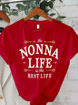 "Nonna Life is the Best Life" Women's Casual T-Shirt Ohberri