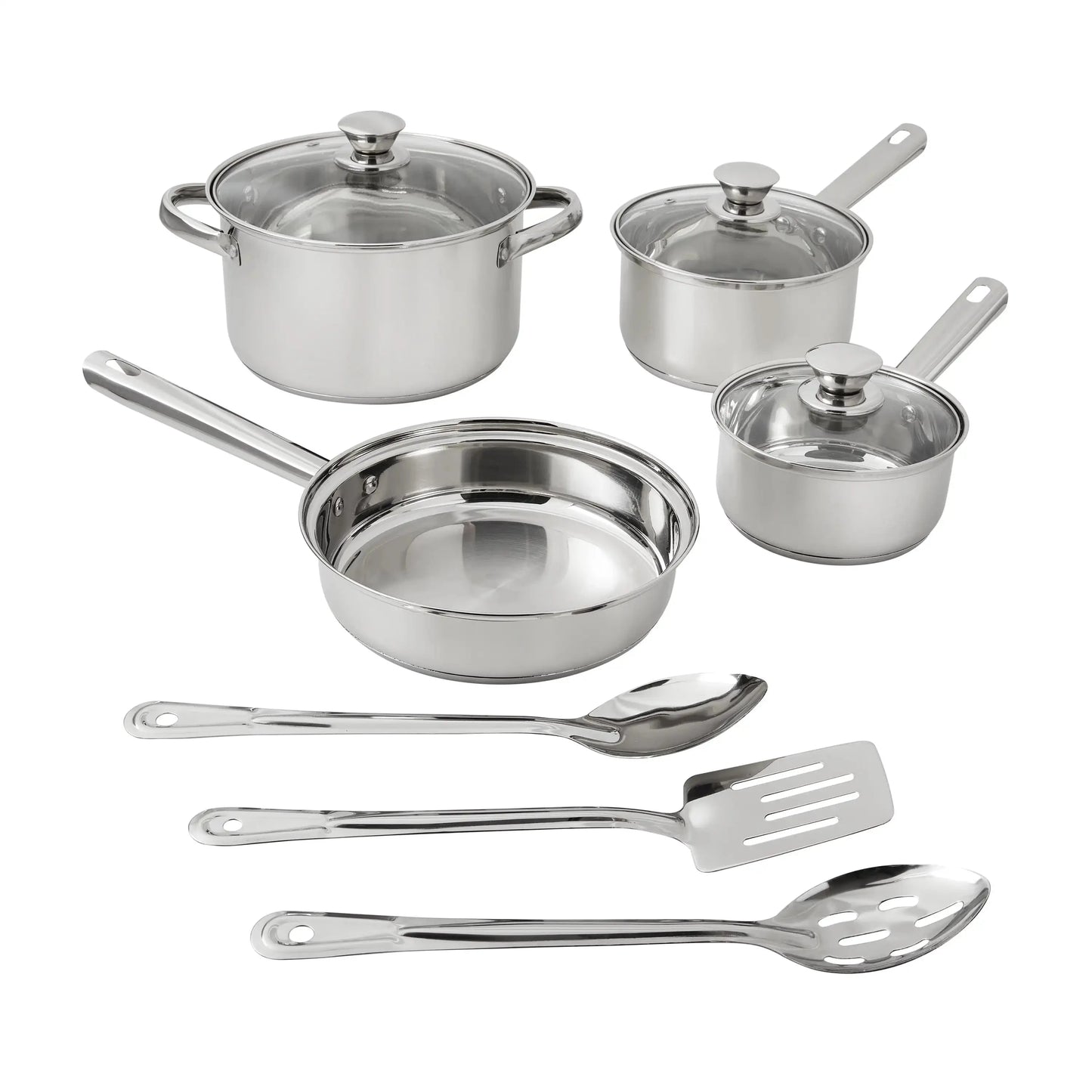 10-Piece Nonstick Stainless Steel Cookware Set Ohberri