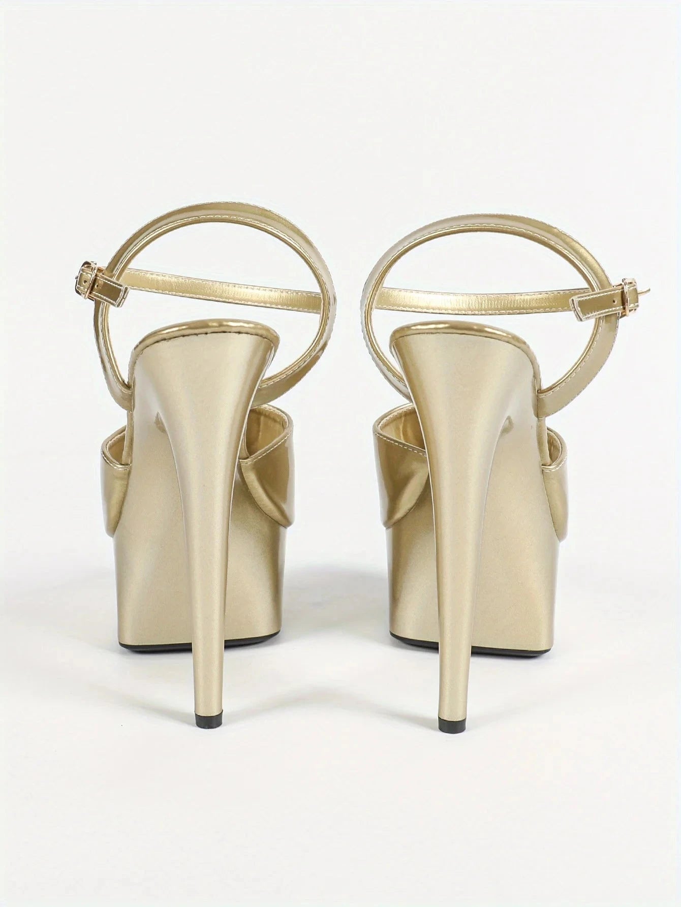 Leather Slim High-heel- Khaki Color Ohberri