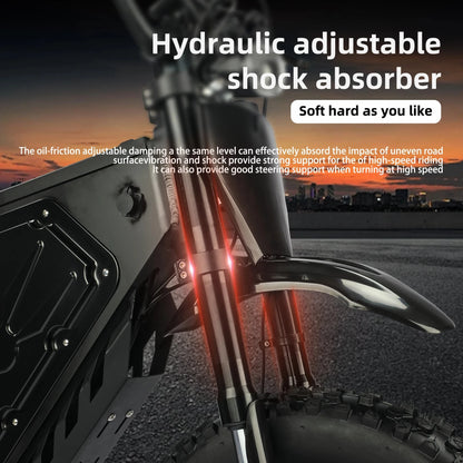 Electric Mountain Bike for Adults, 3000W E-bike , 45 MPH & 60 Miles Range Ohberri