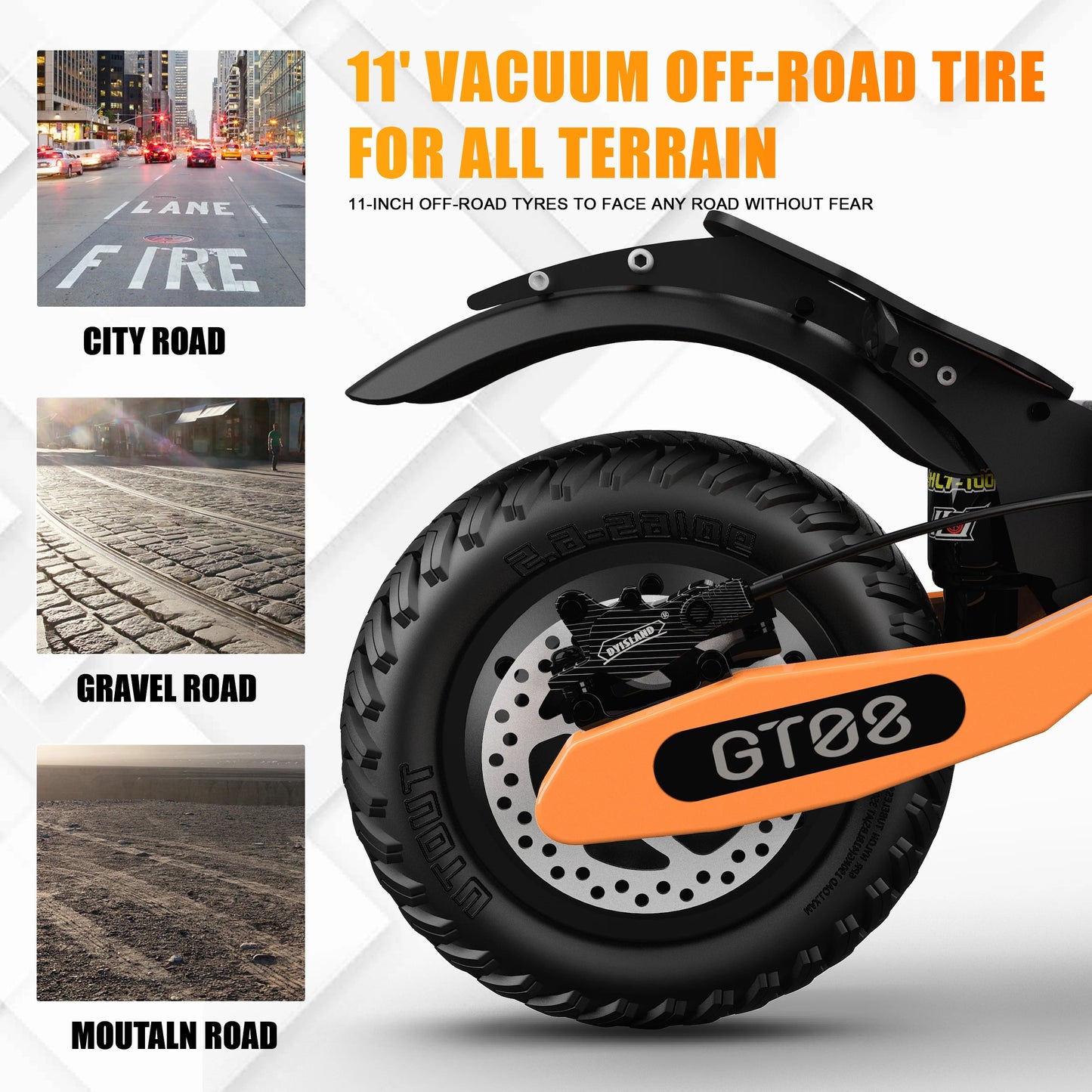 5600W Adult Electric Scooter Dual Motor Top Speed 46MPH,60V27AH, 11-inch Off-Road Tires Sport Ohberri