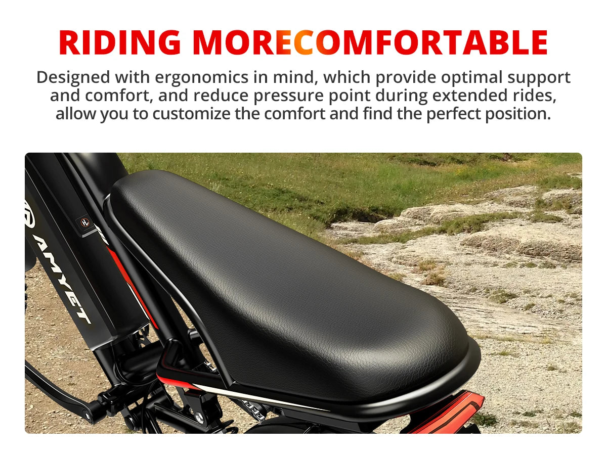 Electric Bike 2000W Dual Motor 48V 25AH Battery 20" - Ohberri