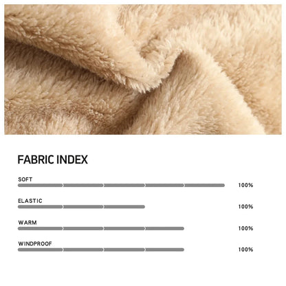 Men's Jackets Winter Hooded Warm Coat Casual Thicken Plaid Ohberri