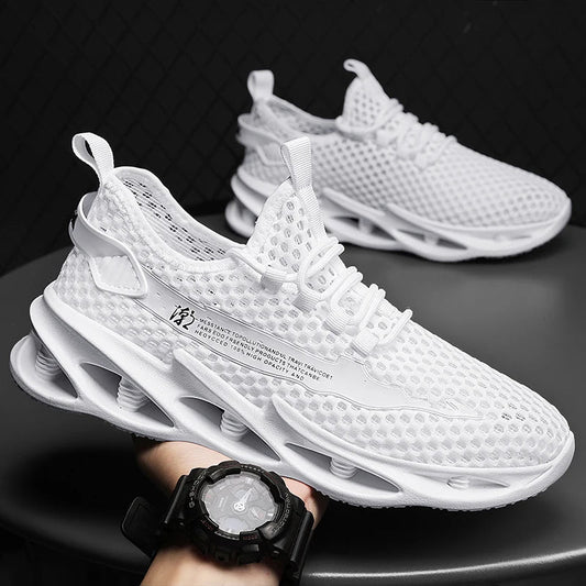 Men Breathable Mesh Hollow Tennis Shoes Ohberri
