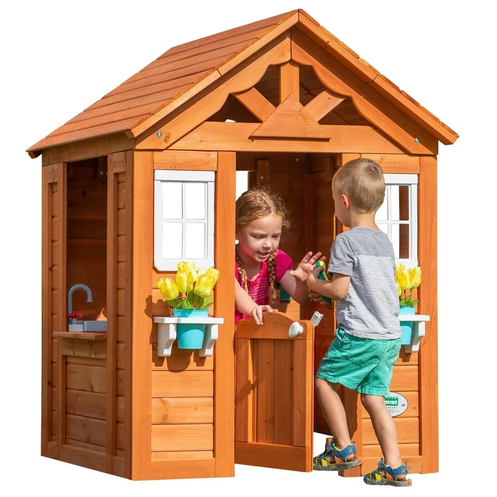 Playhouse Cedar Wooden Outdoor Ohberri