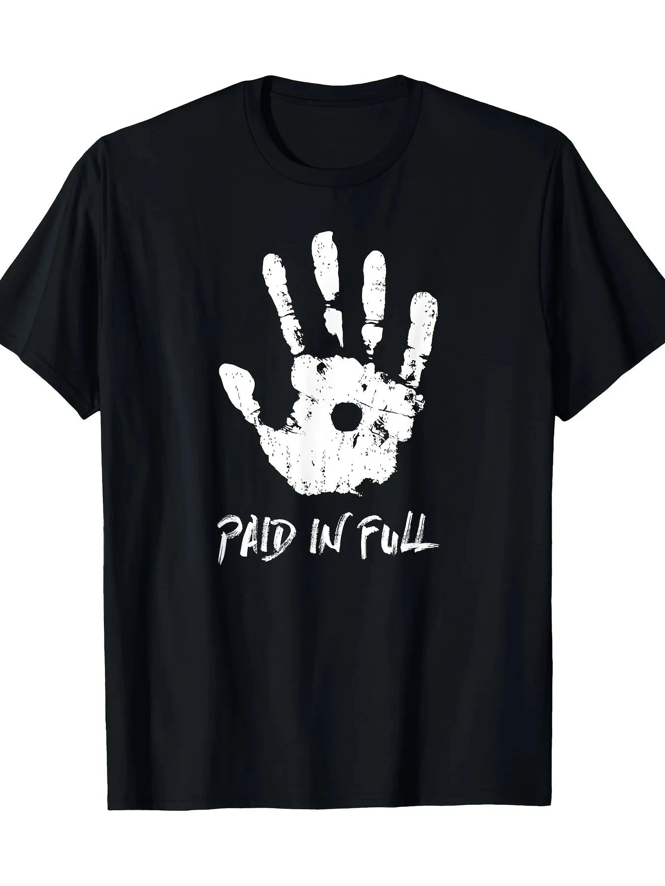 Paid In Full Tshirt Round Neck Short Sleeve Ohberri