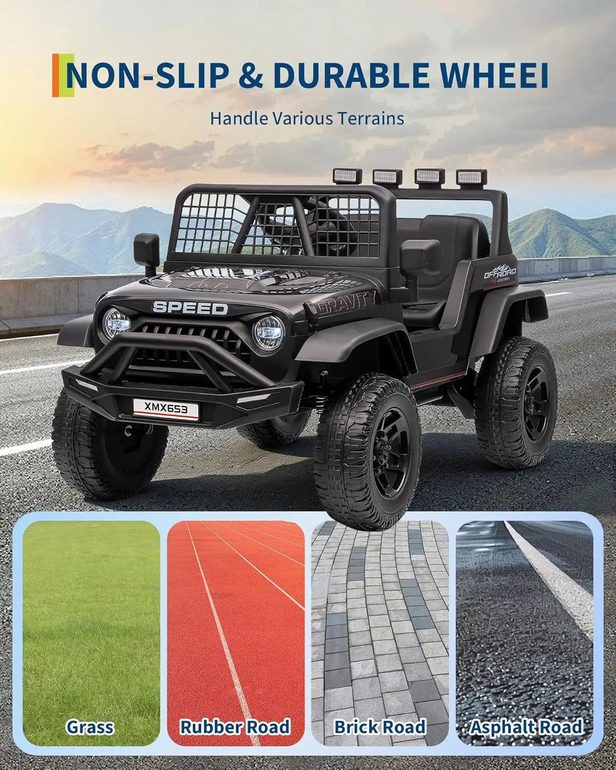 Electric Car for Kids Ride On with Remote Control Ohberri