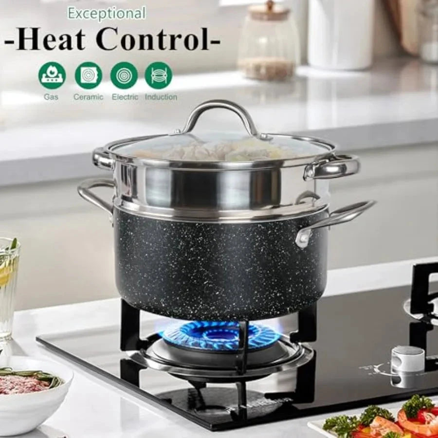 20pcs Pots and Pans Set Non Stick Kitchen Ohberri