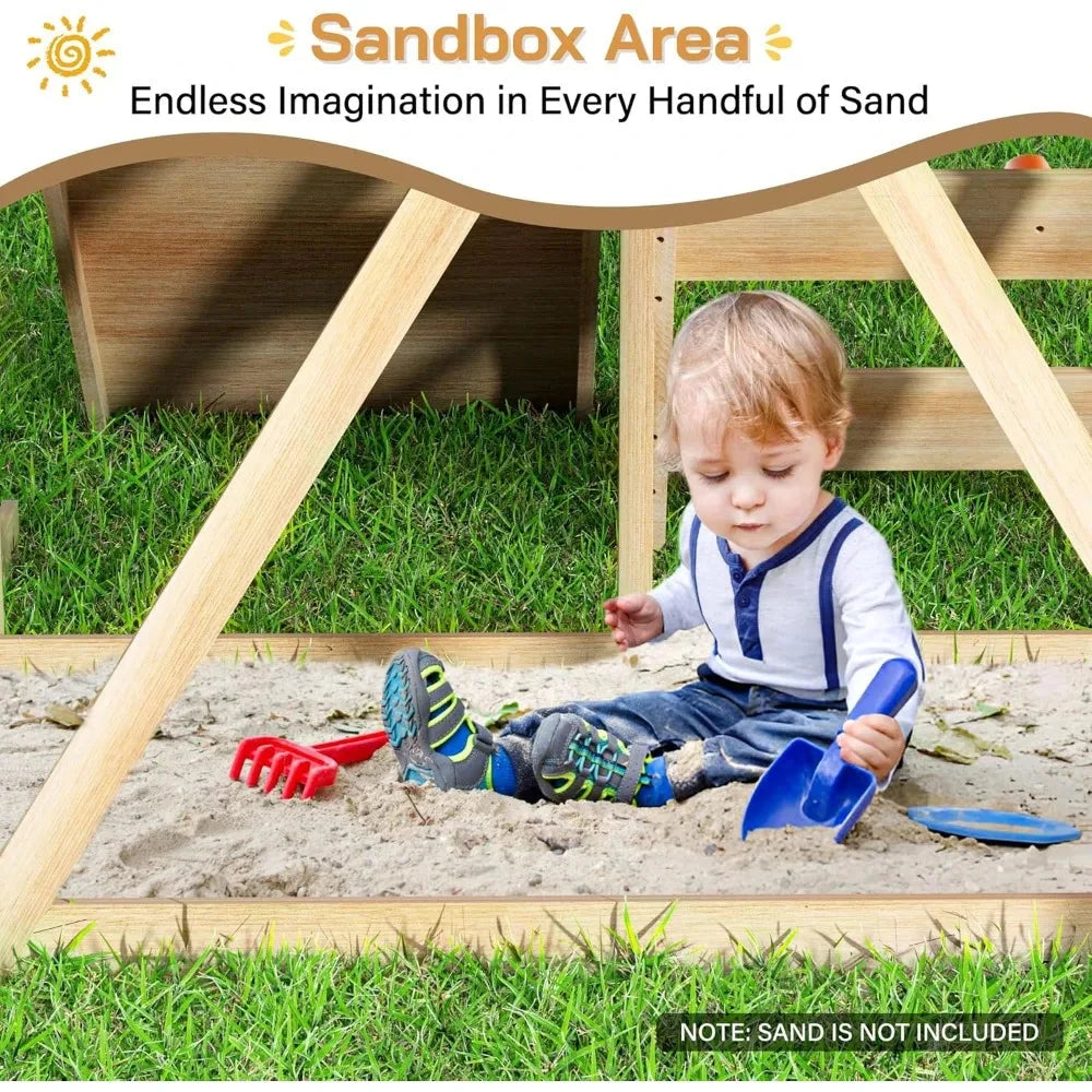 Wooden Swing Set Ohberri