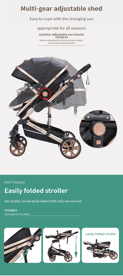 3 in 1 baby  stroller - Ohberri