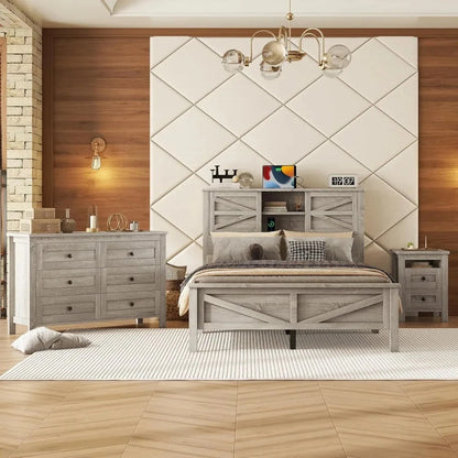 Full Size Bedroom Furniture Set Ohberri