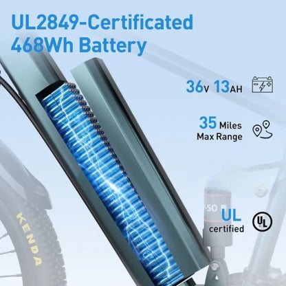 Electric Bicycle, 26" 24" with 36V Battery Peak 500W Motor,21 Speed - Ohberri