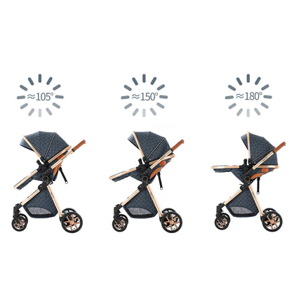 3 in 1 Baby Stroller - Ohberri