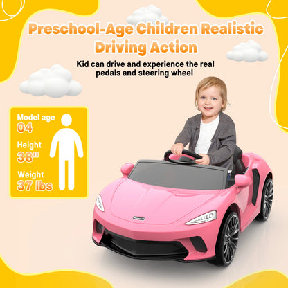12V Licensed McLaren Battery Powered Sports Car with 2 Speeds, Parent Control - Ohberri