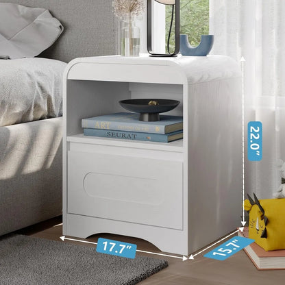 4 Pcs Bedroom Set, Dresser and Nightstand Sets, Including Modern Wooden Tall 6 Drawer Dressers - Ohberri