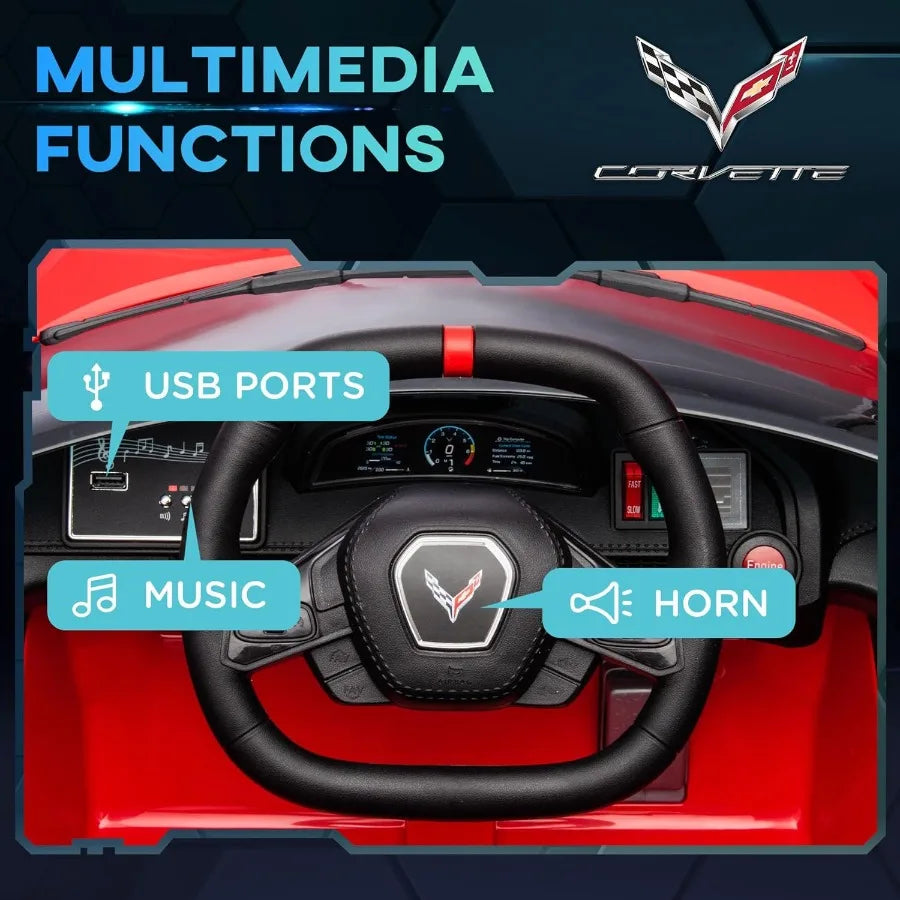 12V Licensed Kids Car with Parent Remote Control Ohberri