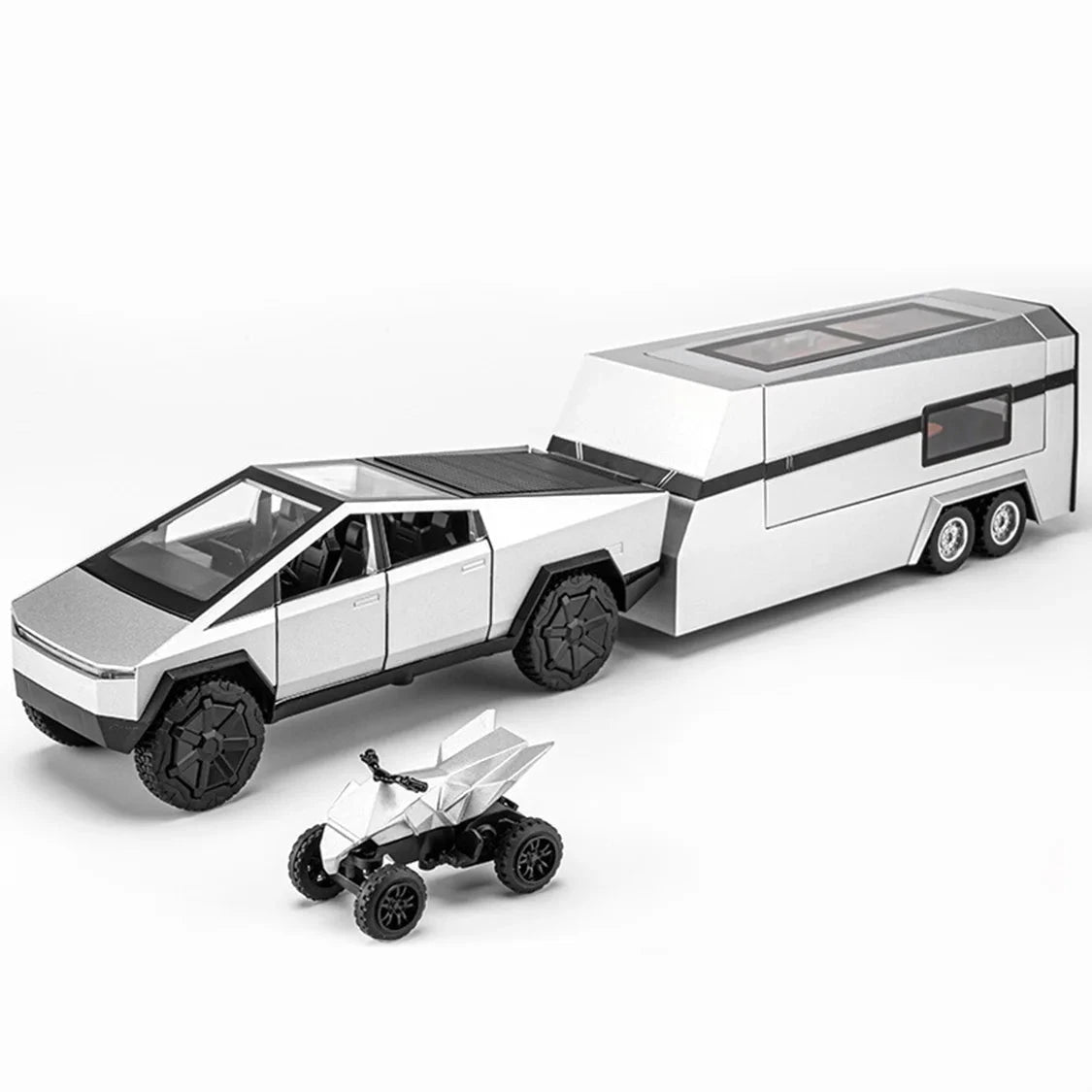 Pickup Truck 1/24Mars Pickup Diecast Metal Model Car, Camper Ohberri