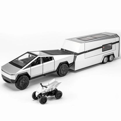 Pickup Truck 1/24Mars Pickup Diecast Metal Model Car, Camper Ohberri