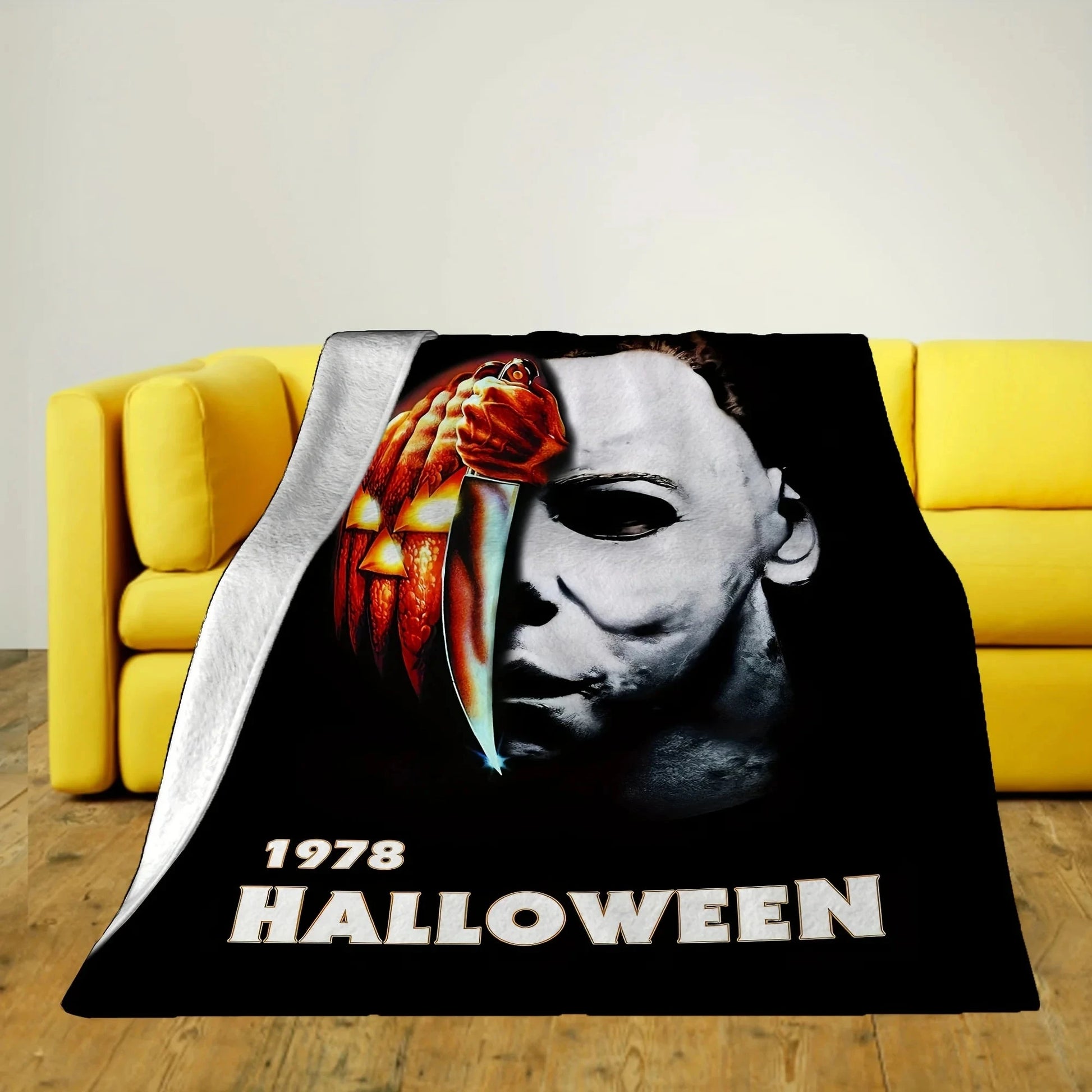 Halloween Horror Movie Throw Blanket Ohberri