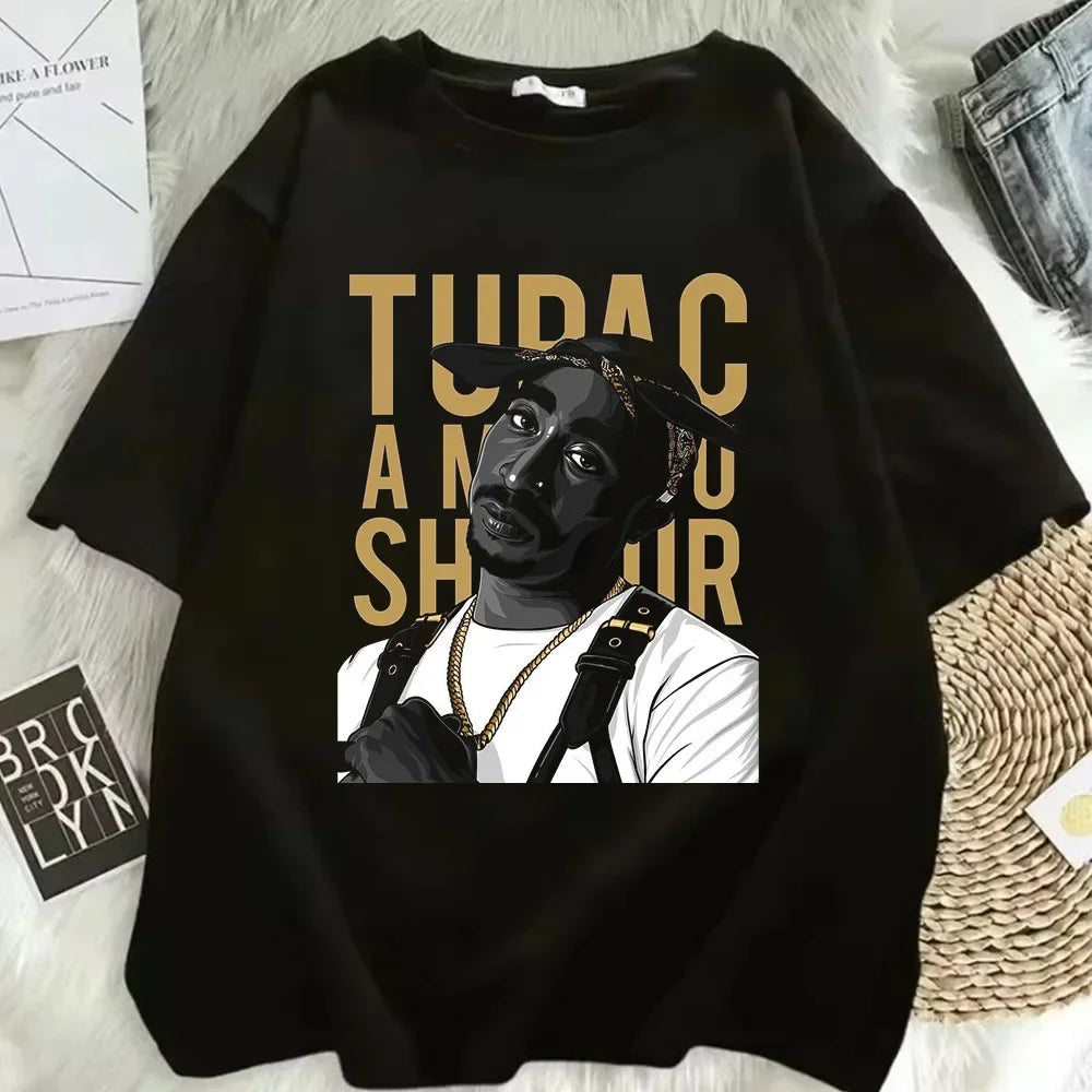 Tupac Hip-hop Street T-shirt Ohberri